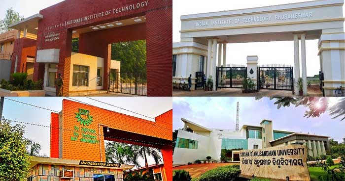 Odisha’s four educational institutes achieve place in top100 list of India Rankings
