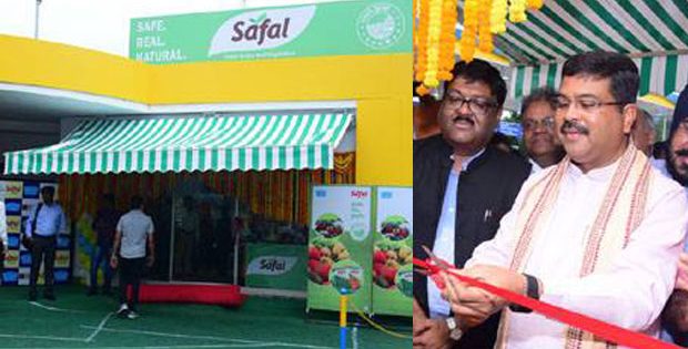 Safal outlets at two petrol pumps in Bhubaneswar
