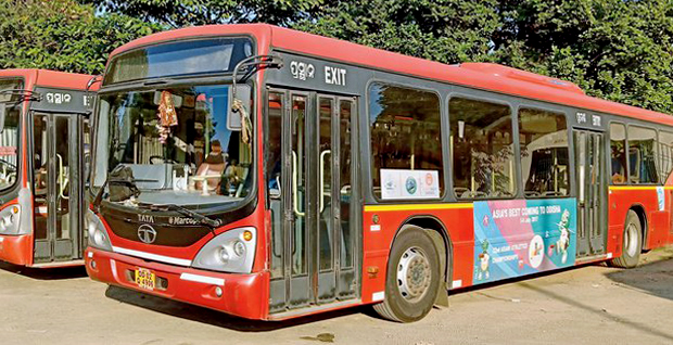 Smart buses for Smart City Bhubaneswar
