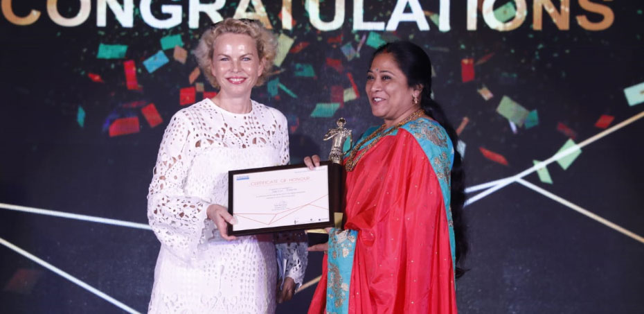 Sandvik India Gender award earned by Bhubaneswar Smart City Limited 