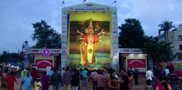 Eco-friendly, 46ft Ganesha idol catches everyone's attention