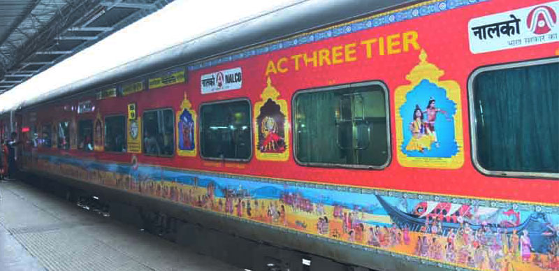 Bhubaneswar-New Delhi Rajdhani Express exhibiting Odisha's art launched